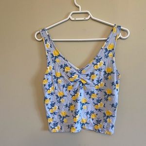 Women’s floral print tank top